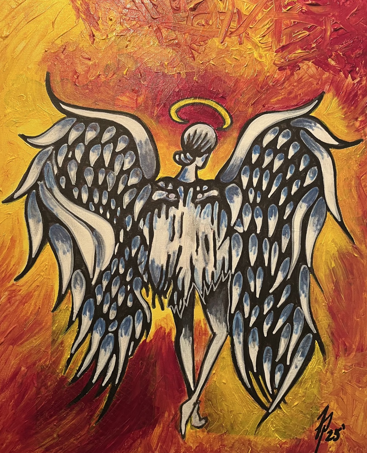 Faith paintings by Franco Piperis