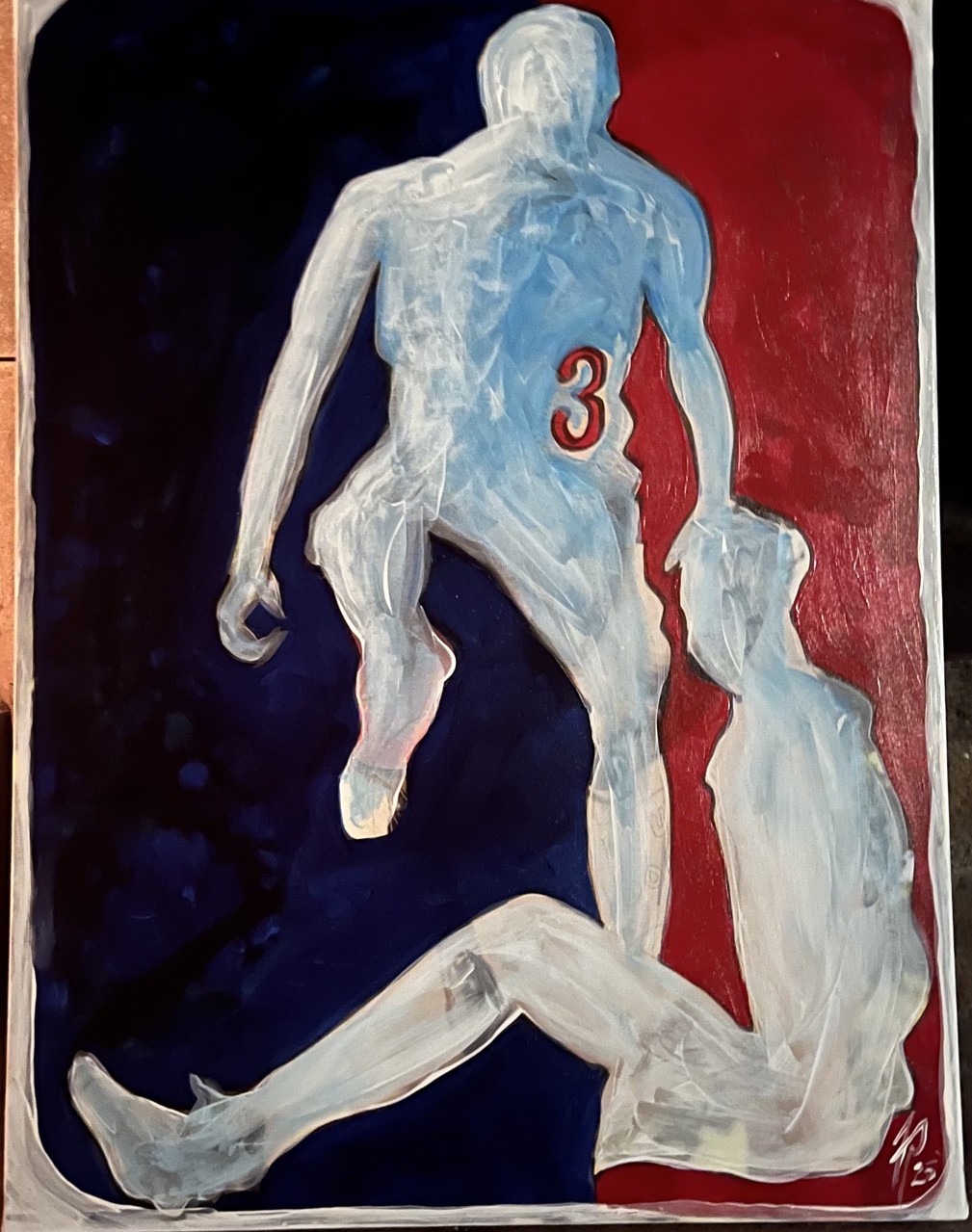 Sports Legends paintings by Franco Piperis
